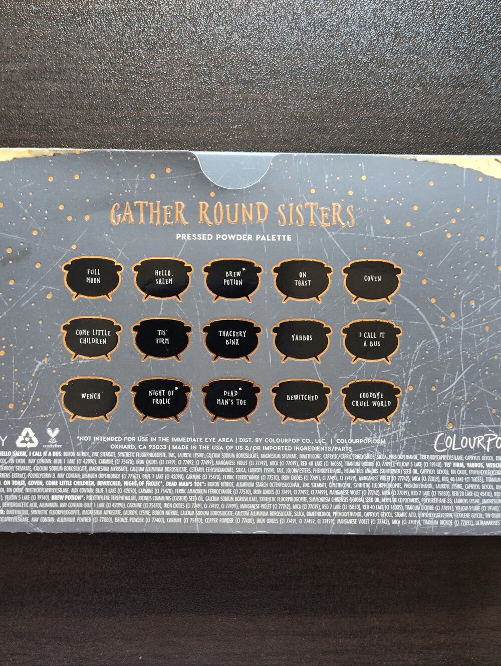 Hocus Pocus Gather Round Sisters eyeshadow pressed powder palette Disney collab - Picture 2 of 9